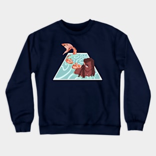 koi fish mermaid bg ver Crewneck Sweatshirt